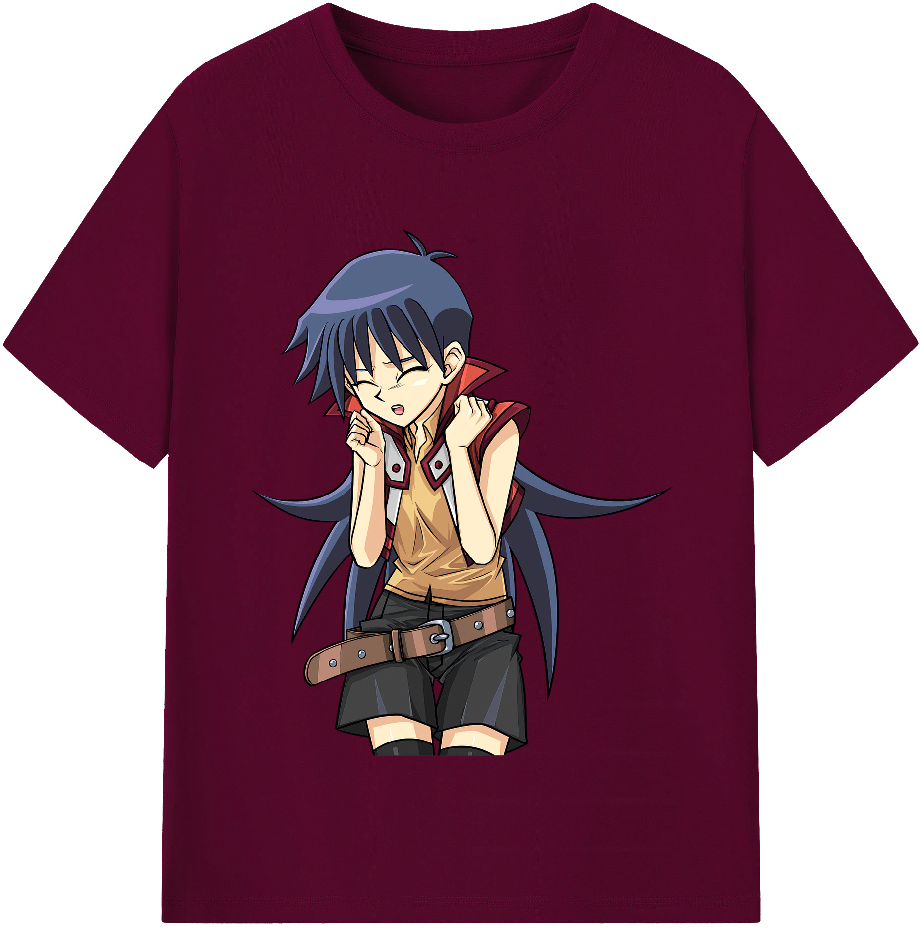 （画像用） 遊☆戯☆王 Yu-Gi-Oh! レディースカジュアルプリントTシャツ（綿100％）
